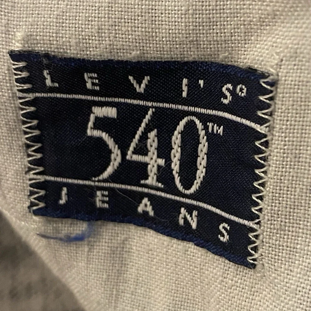 90's Vtg Levis 540 Jeans Mens Size 34 Black‎ Acid Stone Wash Denim USA